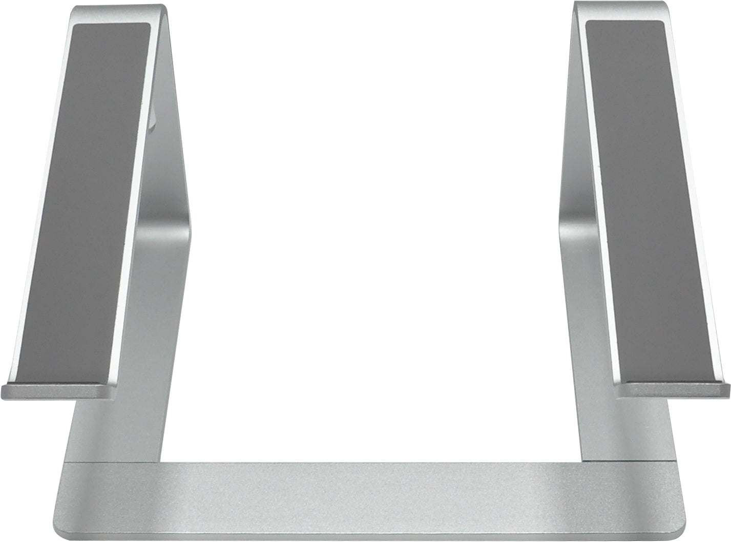 Vision Laptop-Ständer – Aluminium, rutschfeste Oberfläche – Silber