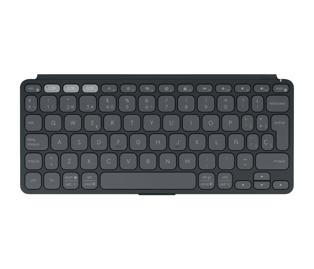 Logitech Keys-To-Go 2 – Tastatur, kabellos (Bluetooth), DE-Layout (DE) – für Windows, macOS & iPadOS u. a.
