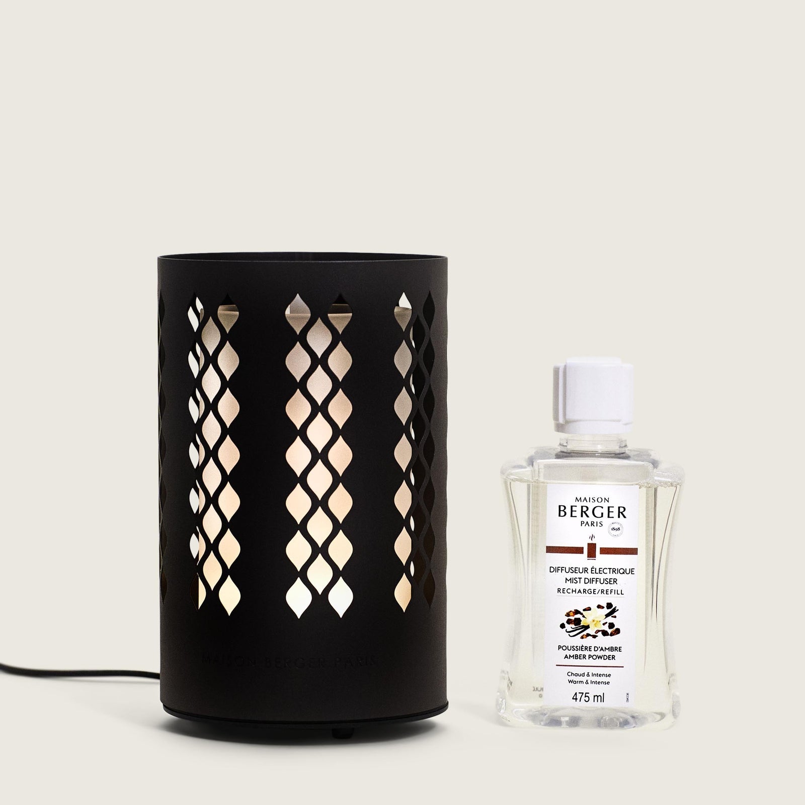 Maison Berger Paris Aromadiffusor Losange – Tank 0,5 l, Laufzeit 48 h