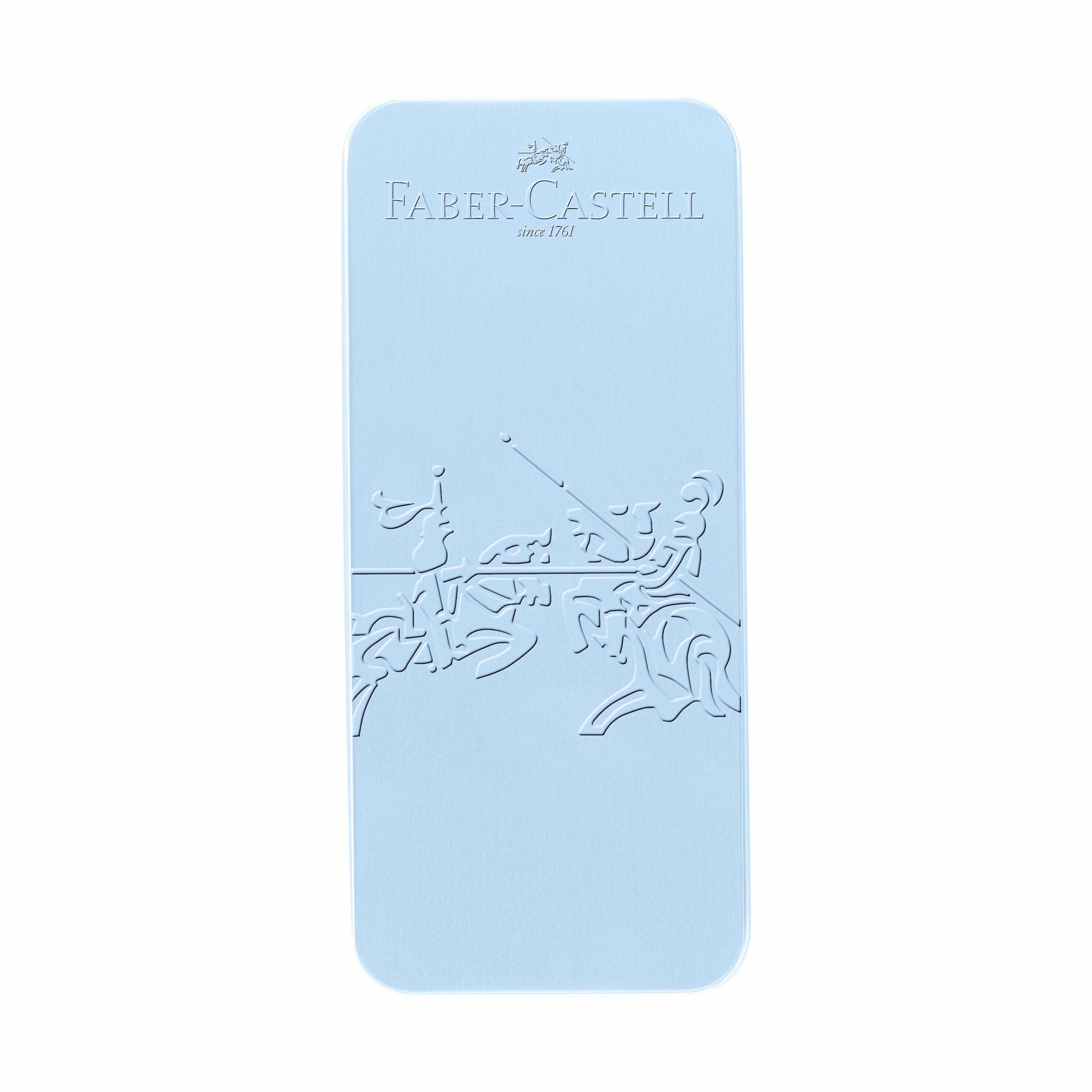 Faber-Castell GRIP 2010 Harmony – Füllfederhalter + Kugelschreiber – M – Hellblau – 2er Pack – Geschenkbox