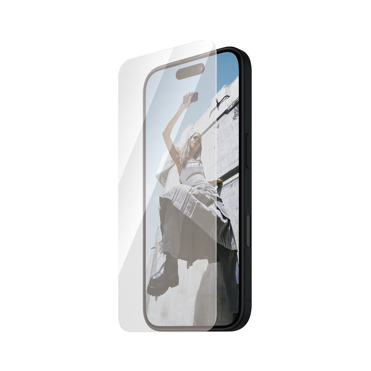 PanzerGlass SAFE. – Displayschutz (Panzerglas), Ultra-Wide Fit – für iPhone 16/15 – mit Applikator