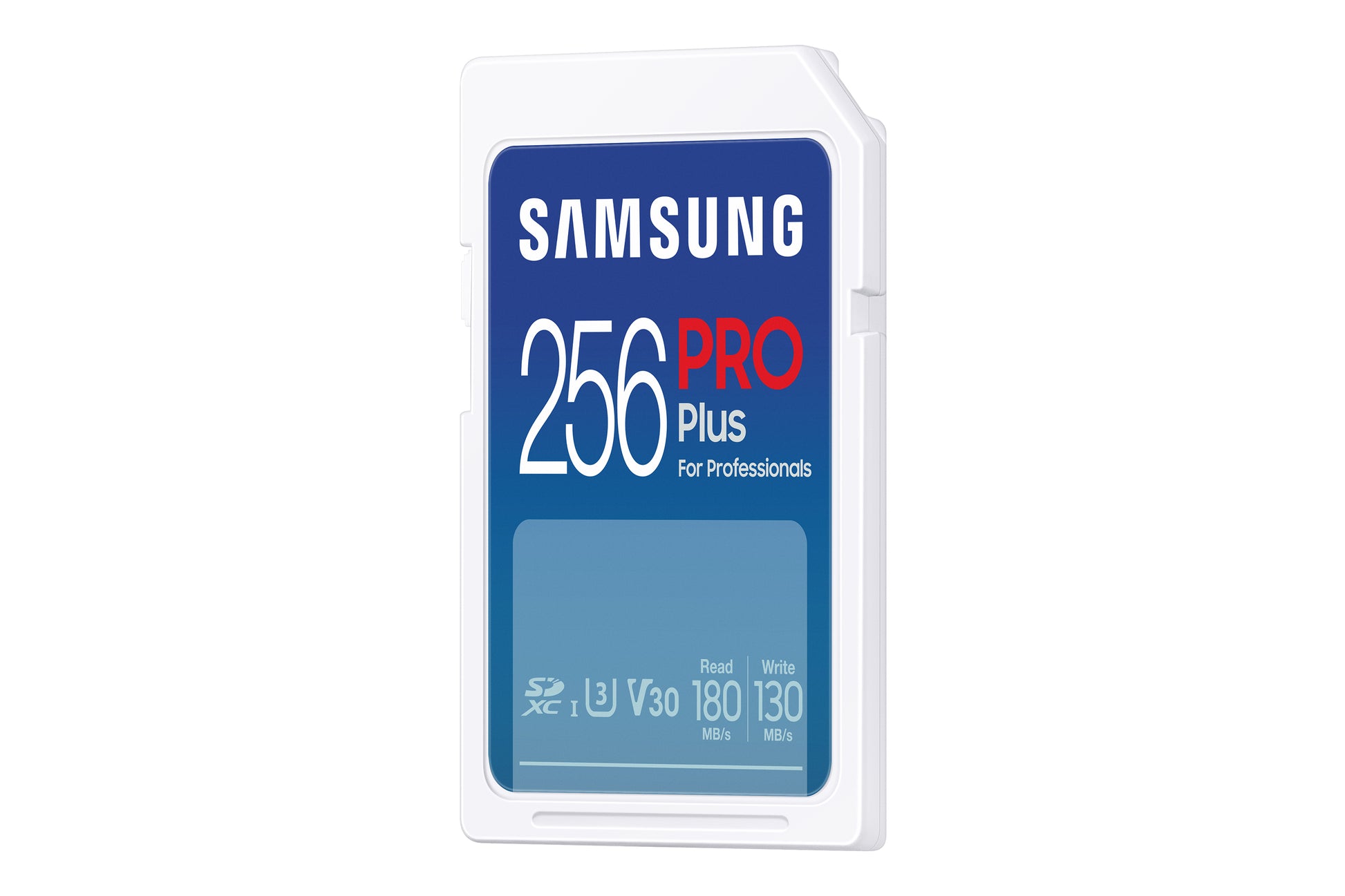 Samsung PRO Plus MB-SD256S SDXC 256 GB – UHS-I, Klasse 10, U3, V30, 180/130 MB/s