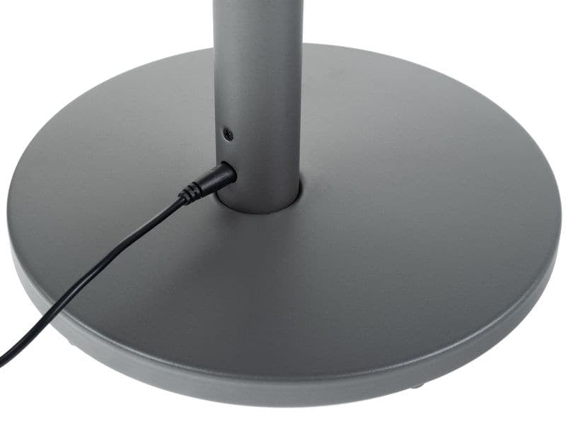 Furber. Furber Tischventilator Vayu-Touch Mini – 25,5 cm, 4 Stufen, oszillierend, Timer, 14 W, Grau