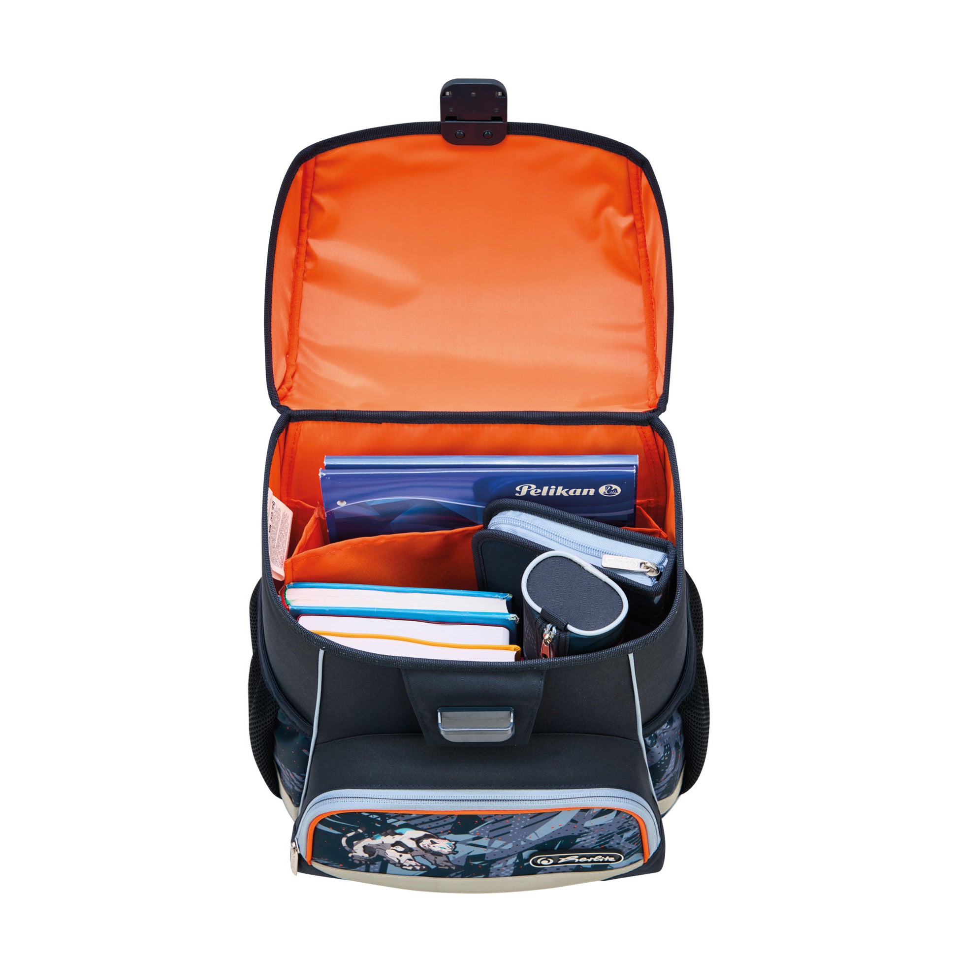 Herlitz Loop Plus – Schulrucksack-Set, Tech Mech, 17 l, 31×37×22 cm