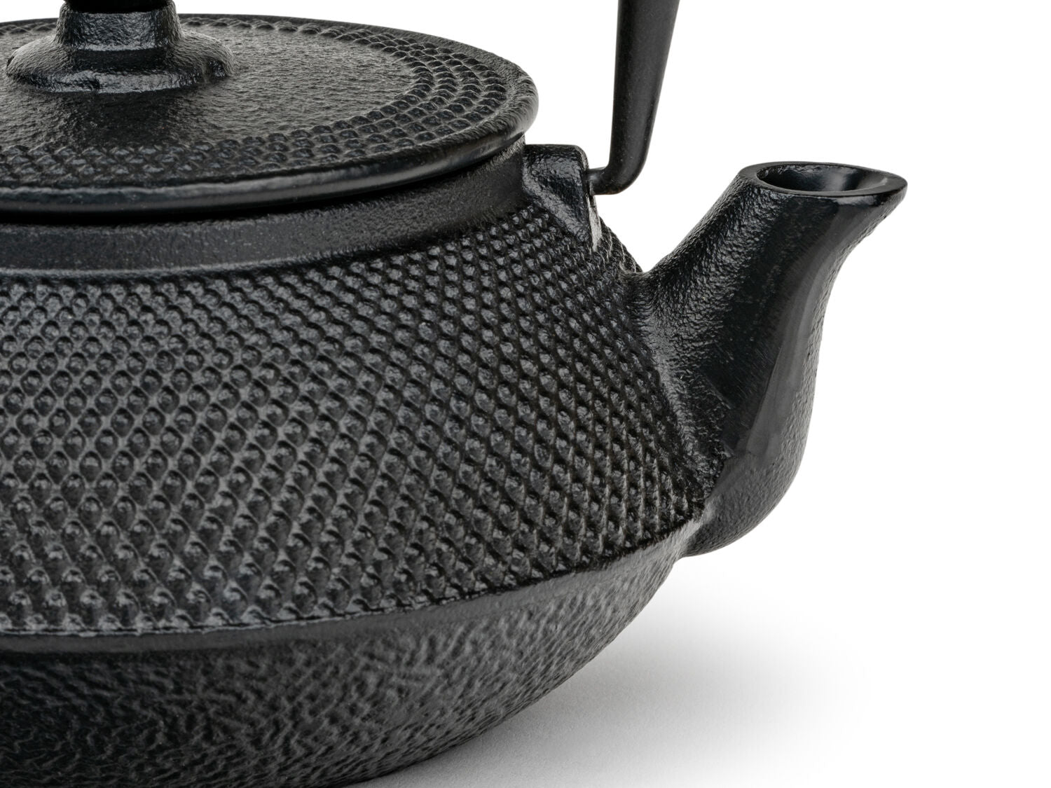 Bredemeijer Jang – Teekanne, 0,5 l, Gusseisen, Edelstahl-Teesieb, Schwarz, für Gas