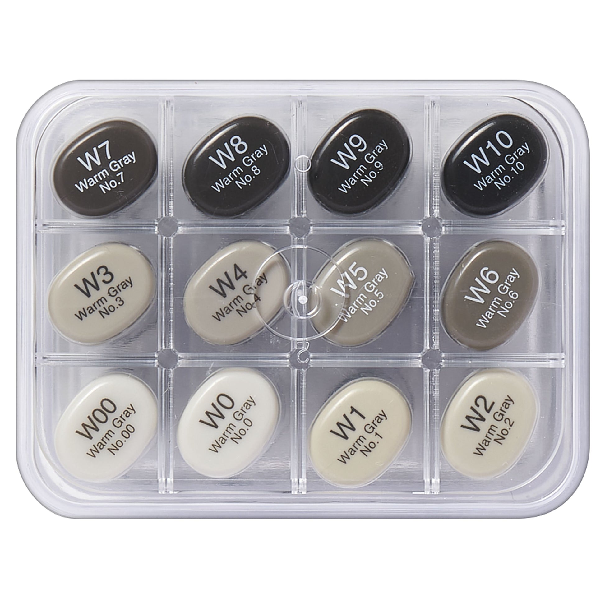 Copic Sketch Doppelfasermaler – Duo-Spitze Meissel/Bürste, 12er Set
