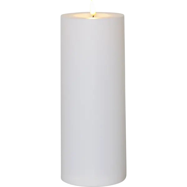 Star Trading LED-Kerze – 27,5 × 10 × 10 cm – Batteriebetrieb, IP44, Warmweiss