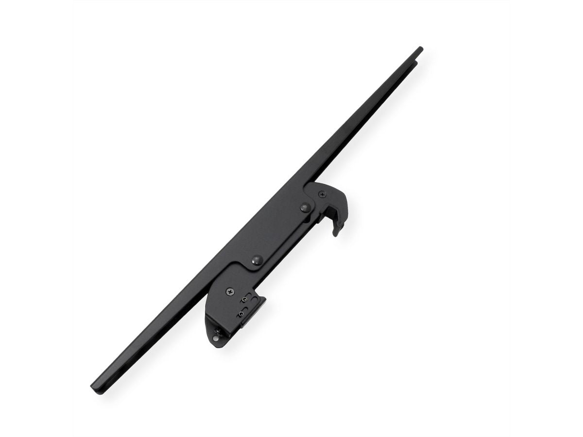 ROLINE TV-Wagen – 70–120" – VESA 200×200–1000×600 – bis 140 kg, Höhenverstellbar, mit Rollen – Schwarz