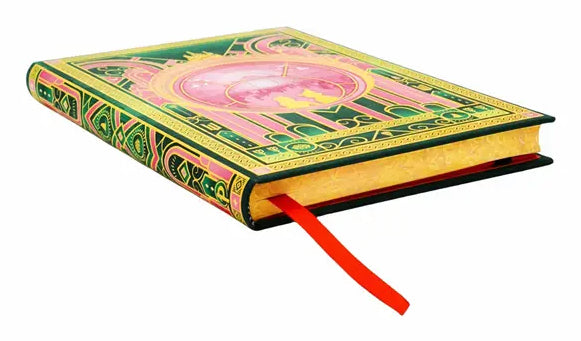 Paperblanks Notizbuch, liniert, Fadenheftung/Leimbindung, Hardcover, 144 Seiten – Magie Wicked