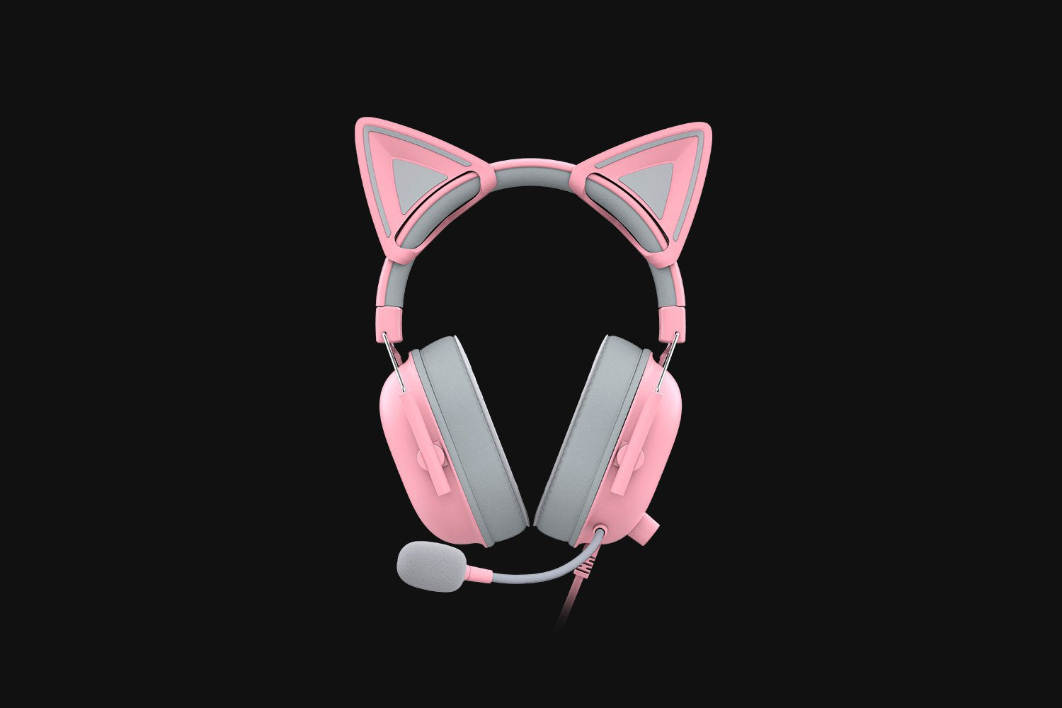 Razer Kitty Ears V2 (Quartz Ed.) – Ersatz-Ohrpolster/Refresh-Kit – Pink – 2er-Set