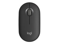 Logitech Pebble M350s Maus – kabellos, Bluetooth, Graphit