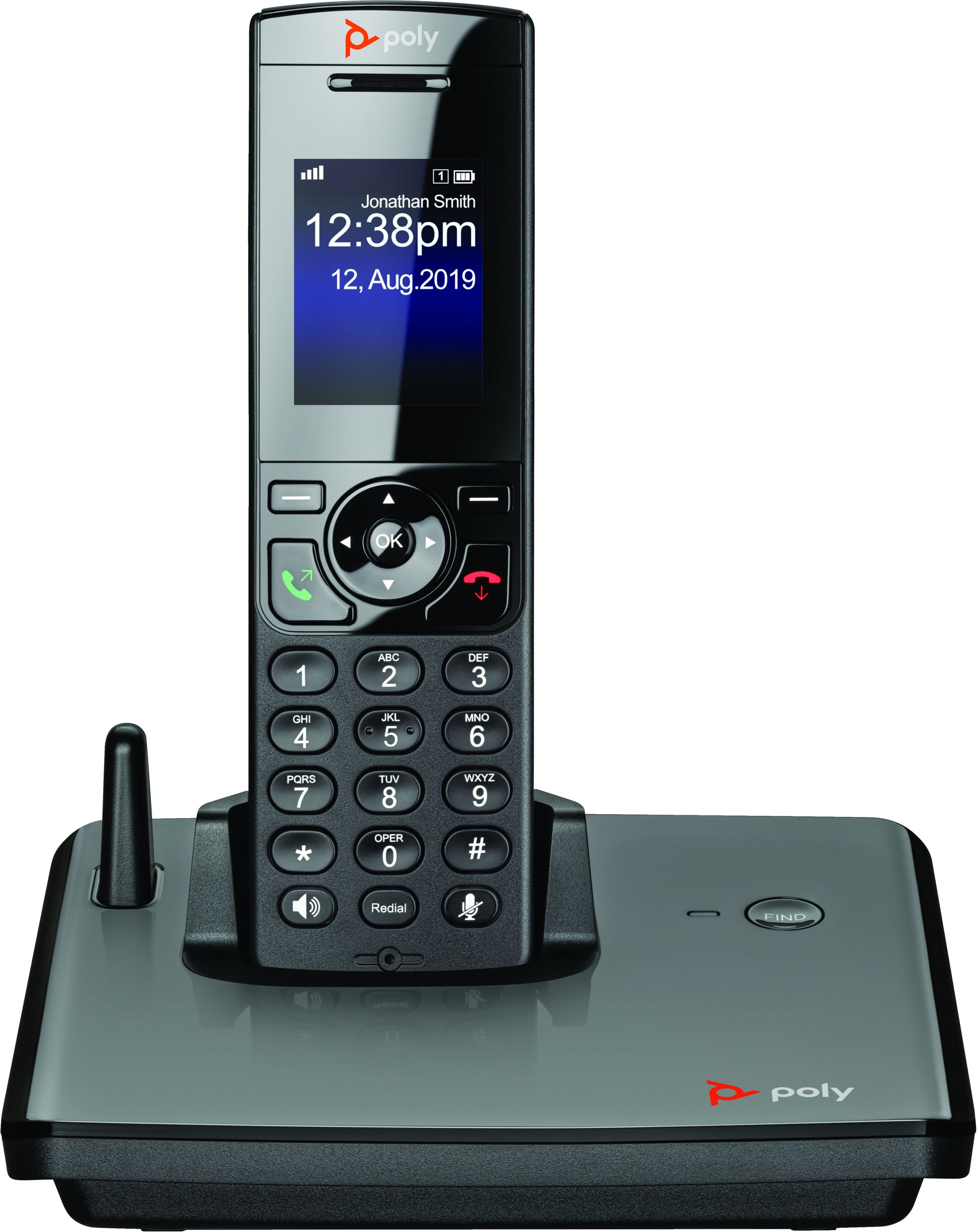 Poly VVX D230/60 – Gürtelclip, für Poly VVX D230, 5 Stück, schwarz