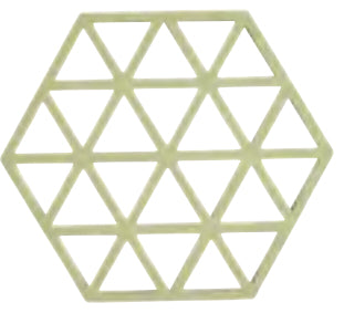 Zone Denmark Topfuntersetzer 14 × 16 × 0,9 cm, Silikon, Hellgrün