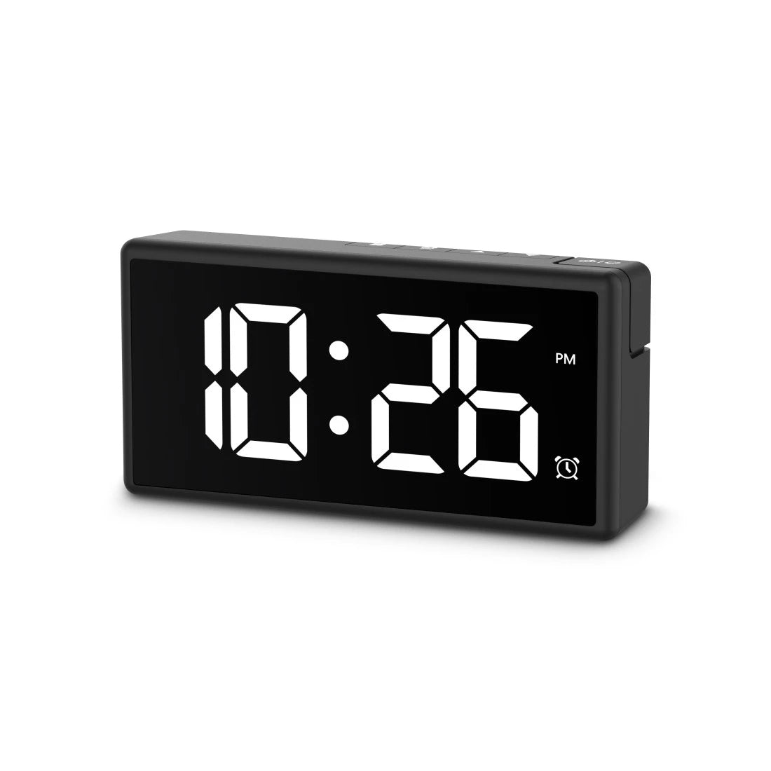 Hama Digitalwecker – Snooze, USB, 15 × 7,5 × 3,4 cm, Schwarz