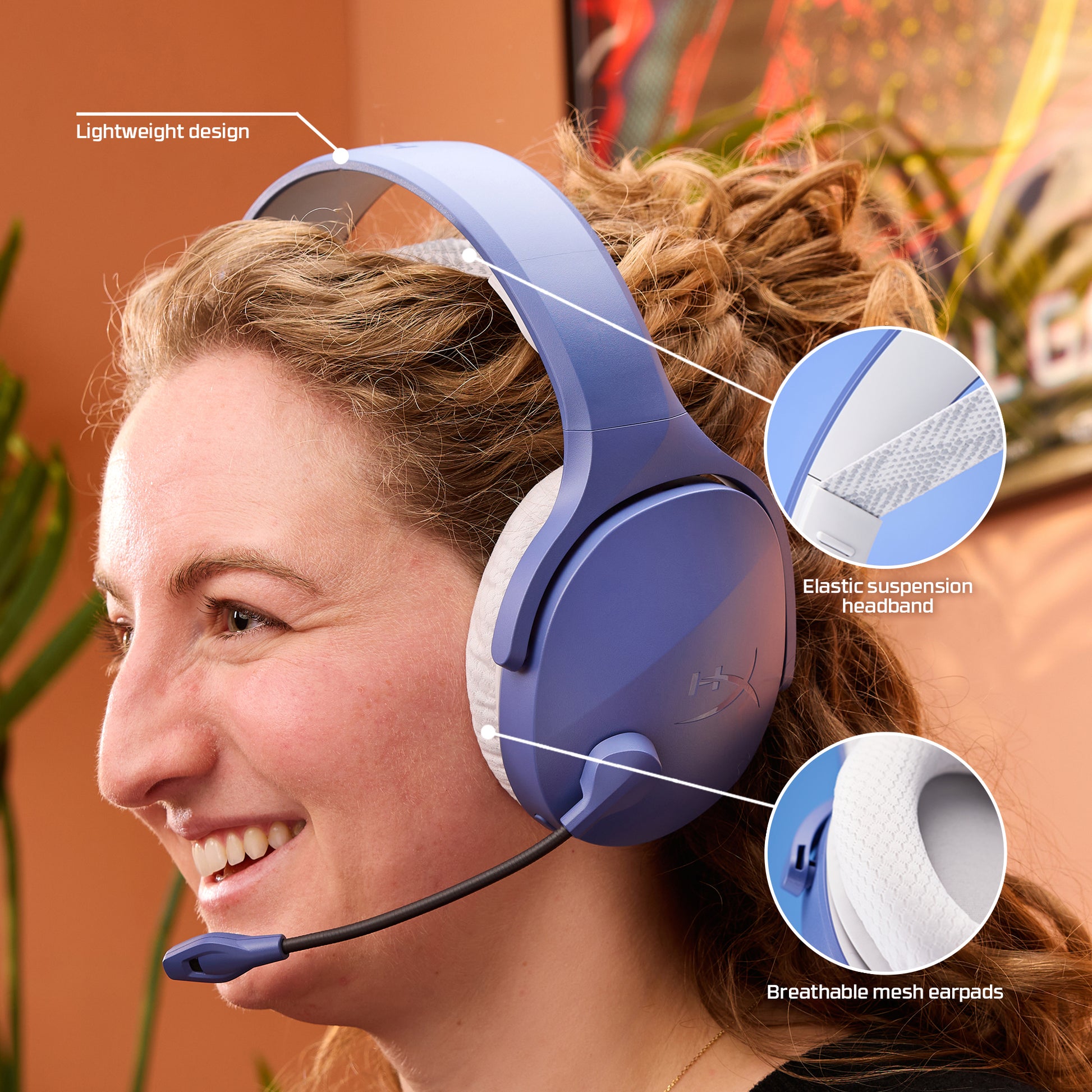 HyperX Cloud Jet Wireless Gaming-Headset – Over-Ear, Stereo, BT, Schwarz, BT 5.3