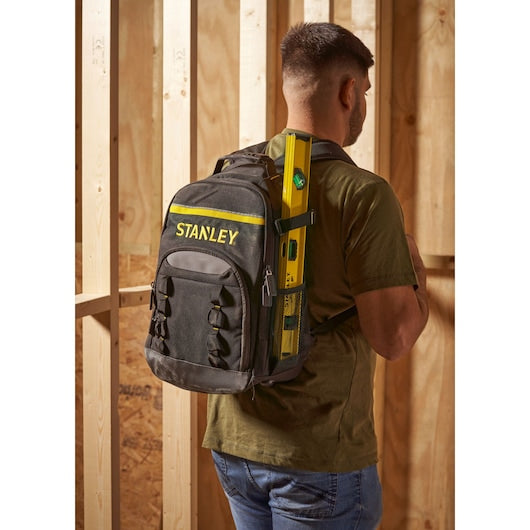 Stanley Werkzeugrucksack, 160 × 350 × 440 mm, Nylon, Schwarz, Rucksack-Tragefunktion