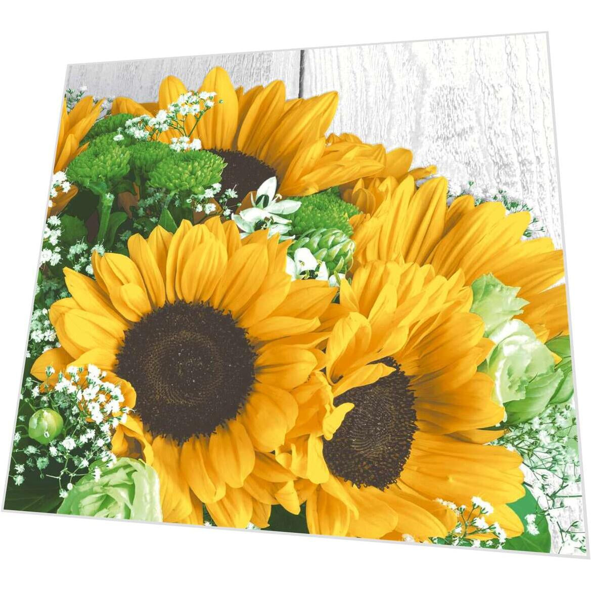 Paper + Design Servietten Sonnenblume – mehrfarbig – 33 × 33 cm, 3-lagig – 20 Stück