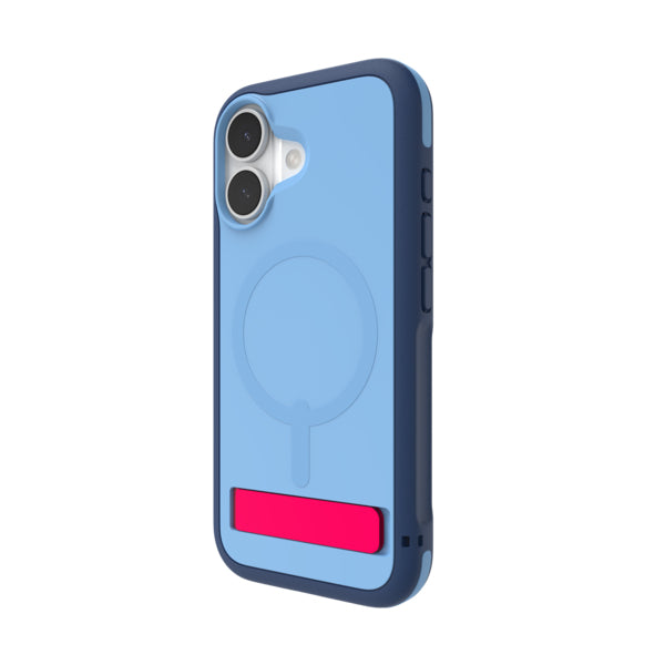 ZAGG Sedona Snap Backcover – für Apple iPhone 17 – MagSafe, mit Ständer, Graphen, Blau, bis 4 m Sturzsicher