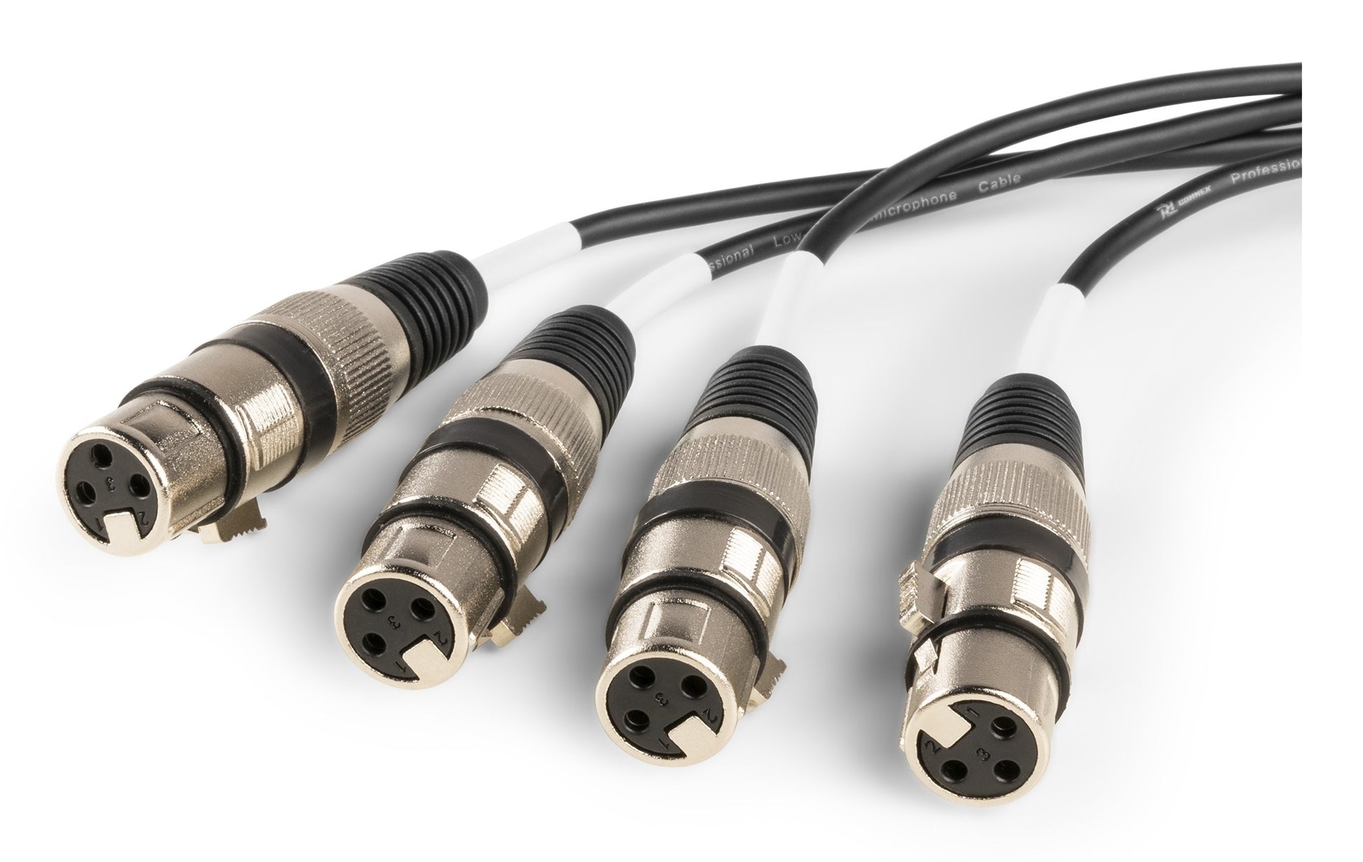 PD-Connex CX192 Adapter RJ-45 zu 4× XLR (3-pol, Buchse) – 0,7 m, DMX – Schwarz