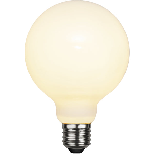 Star Trading Leuchtmittel E27 Globus (G95) – 800 lm, 7,5 W, Warmweiss 2700 K – IP44 – 5 Stk. – Glas – 375-86