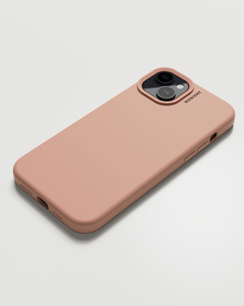 Nudient – Backcover Base – für Apple iPhone 15 Plus – Pfirsich Orange