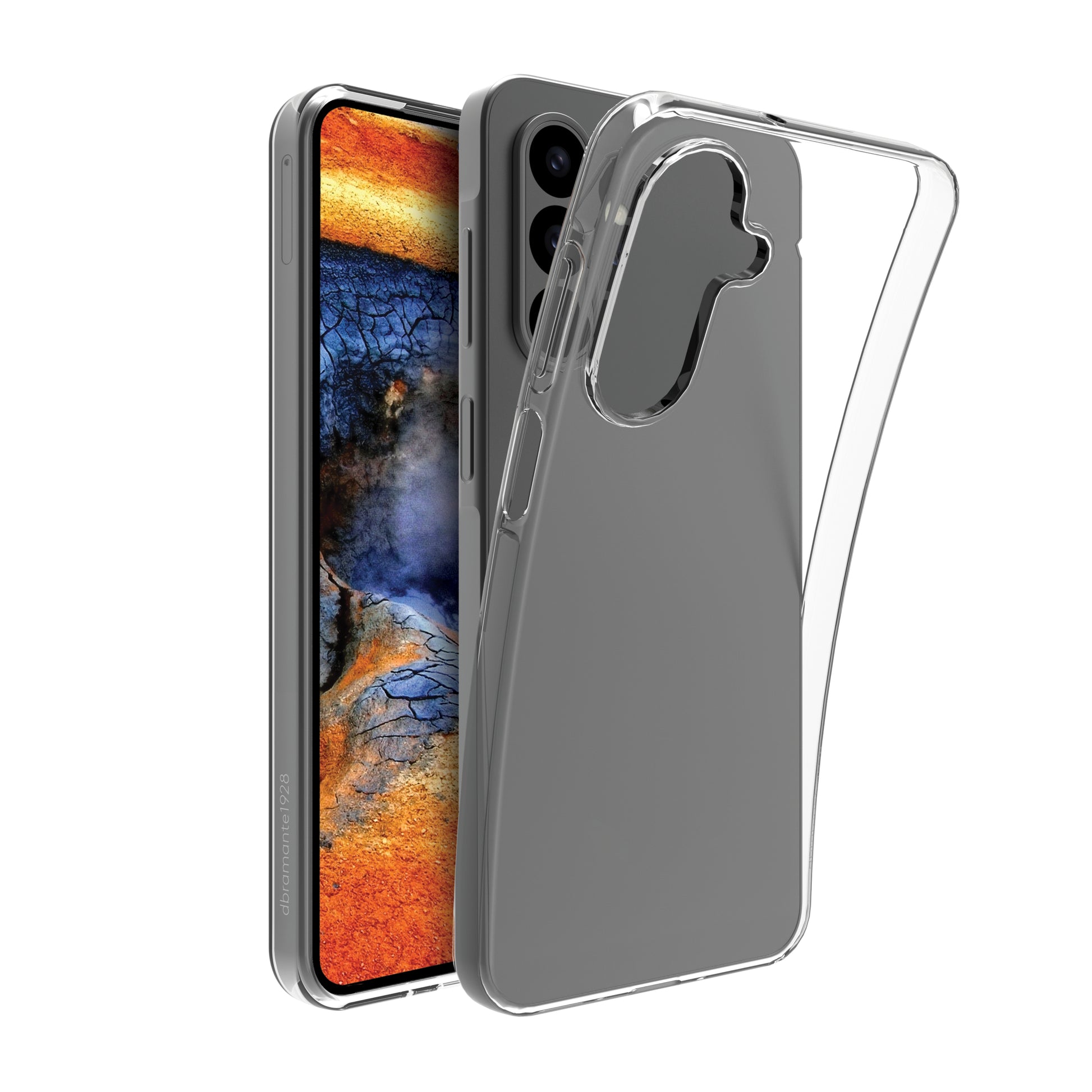 dbramante1928 Backcover – für Samsung Galaxy A26 5G, Kunststoff, transparent, bis 1,2 m sturzsicher