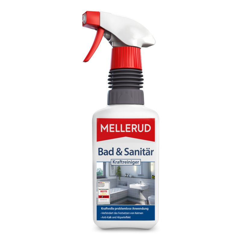 MELLERUD Bad-/Kalkreiniger für Badezimmer – Flüssigkeit, Pumpspray – 500 ml