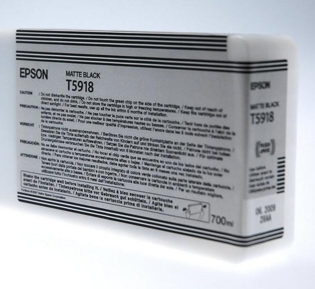 Epson Tintenpatrone T59180N (C13T59180N), schwarz, 700 ml, original – für Stylus Pro 11880