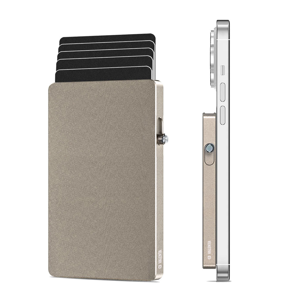 Valenta Halterung – für MagSafe, Aluminium, beige