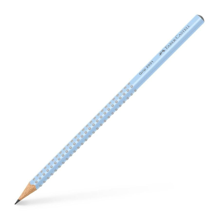 Faber-Castell Grip 2001 Bleistift B, dreikantig, blau
