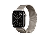 Apple Watch S11 – Smartwatch – 36 mm, LTE, OLED, 50 m, Natural Titanium, Bandgrösse S/M, Milanese Loop