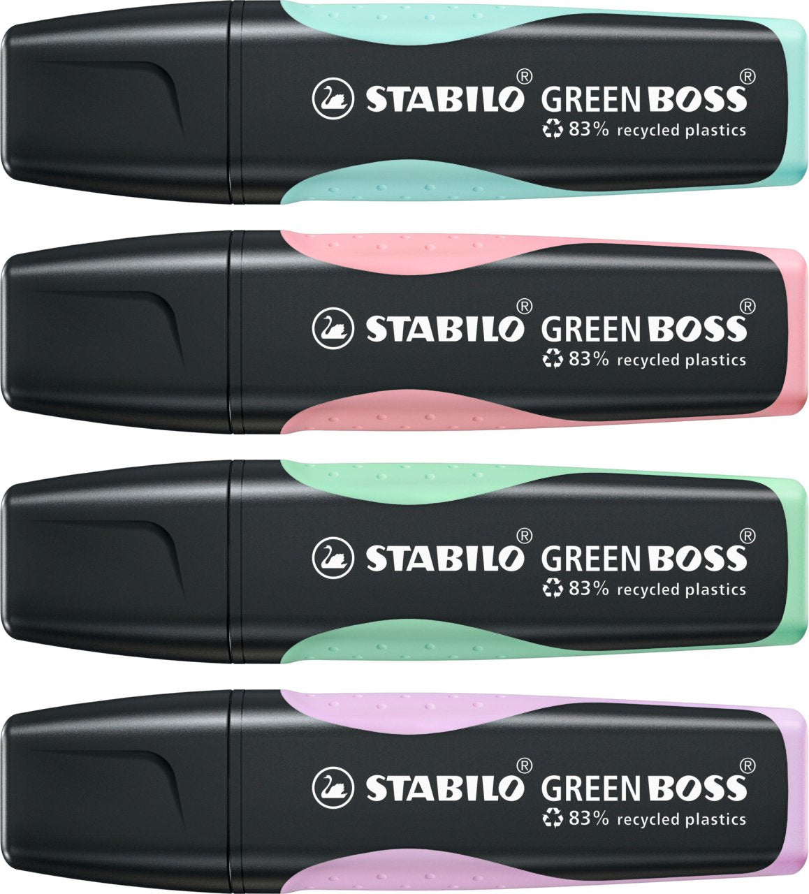 STABILO BOSS Textmarker Pastelltürkis – Keilspitze, 2–5 mm, nachfüllbar