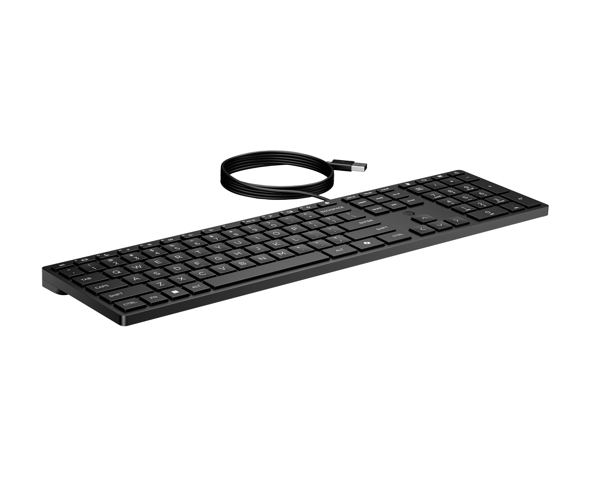 HP 320K – Tastatur – Membran – kabelgebunden – USB – schwarz