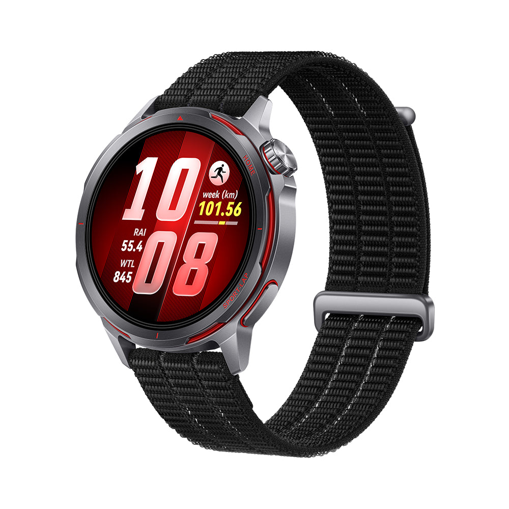 Huawei Watch GT Runner 2 44 mm GPS – Titan, Sportarmband, Schwarz, 40 m, für Android, iPhone