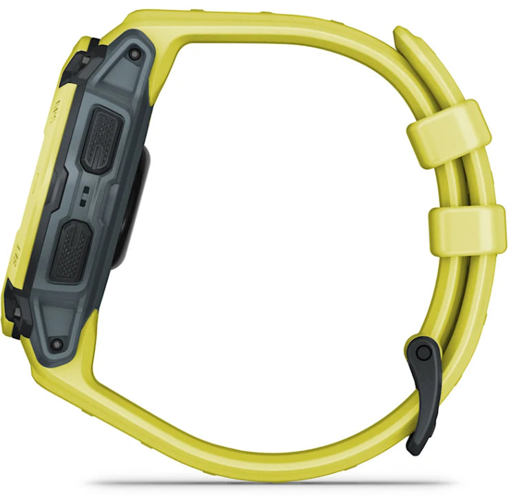 Garmin Instinct E 45 mm GPS – Polymer Limette, Sportarmband, Electric Lime, 100 m, für Android, iPhone