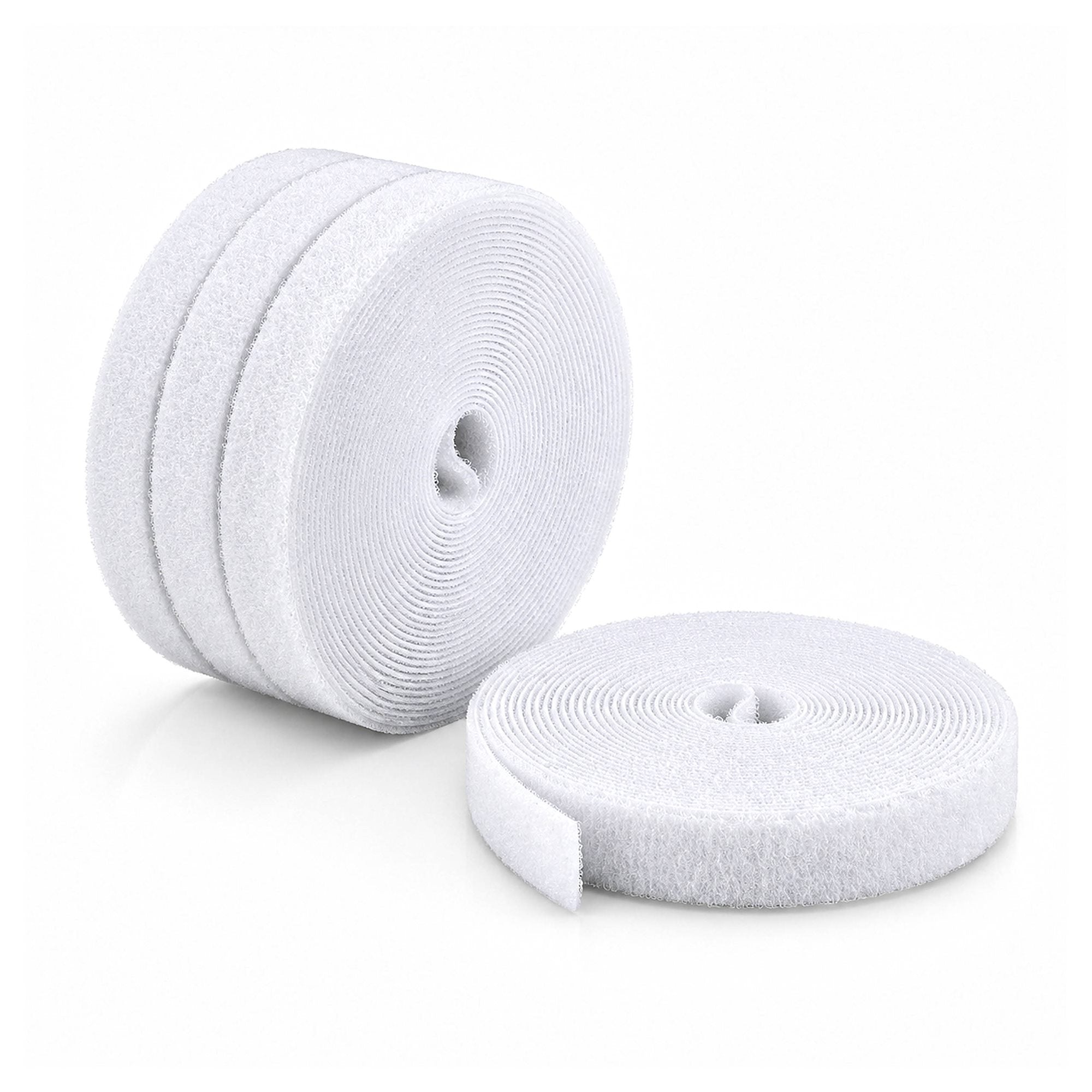 StarTech.com Klettbandrolle, 12,7 mm × 4,6 m, Weiss, 4 Stück
