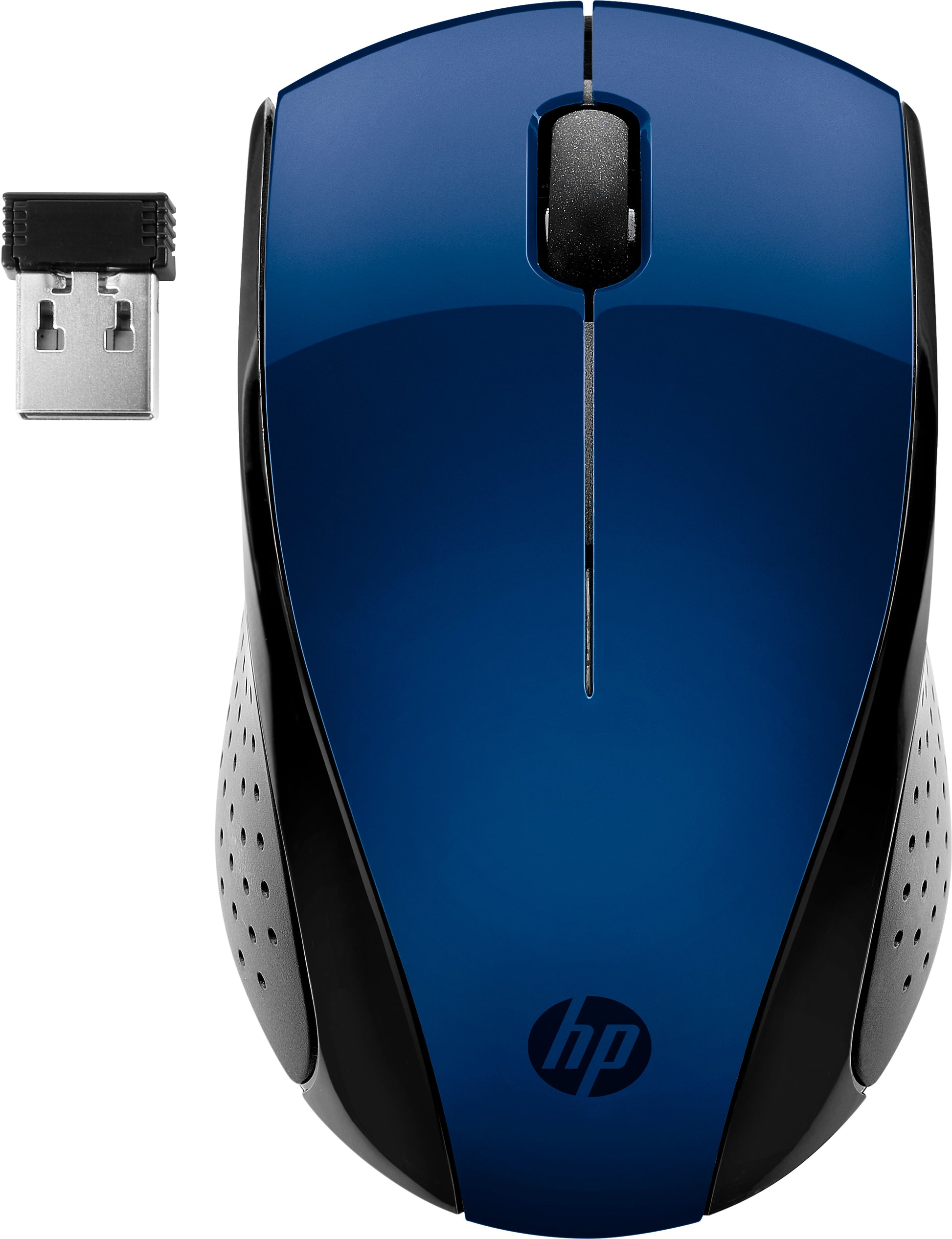 HP Wireless Maus 220 Lumiere – Maus – Kabellos (2,4 GHz), beidhändig, Blau