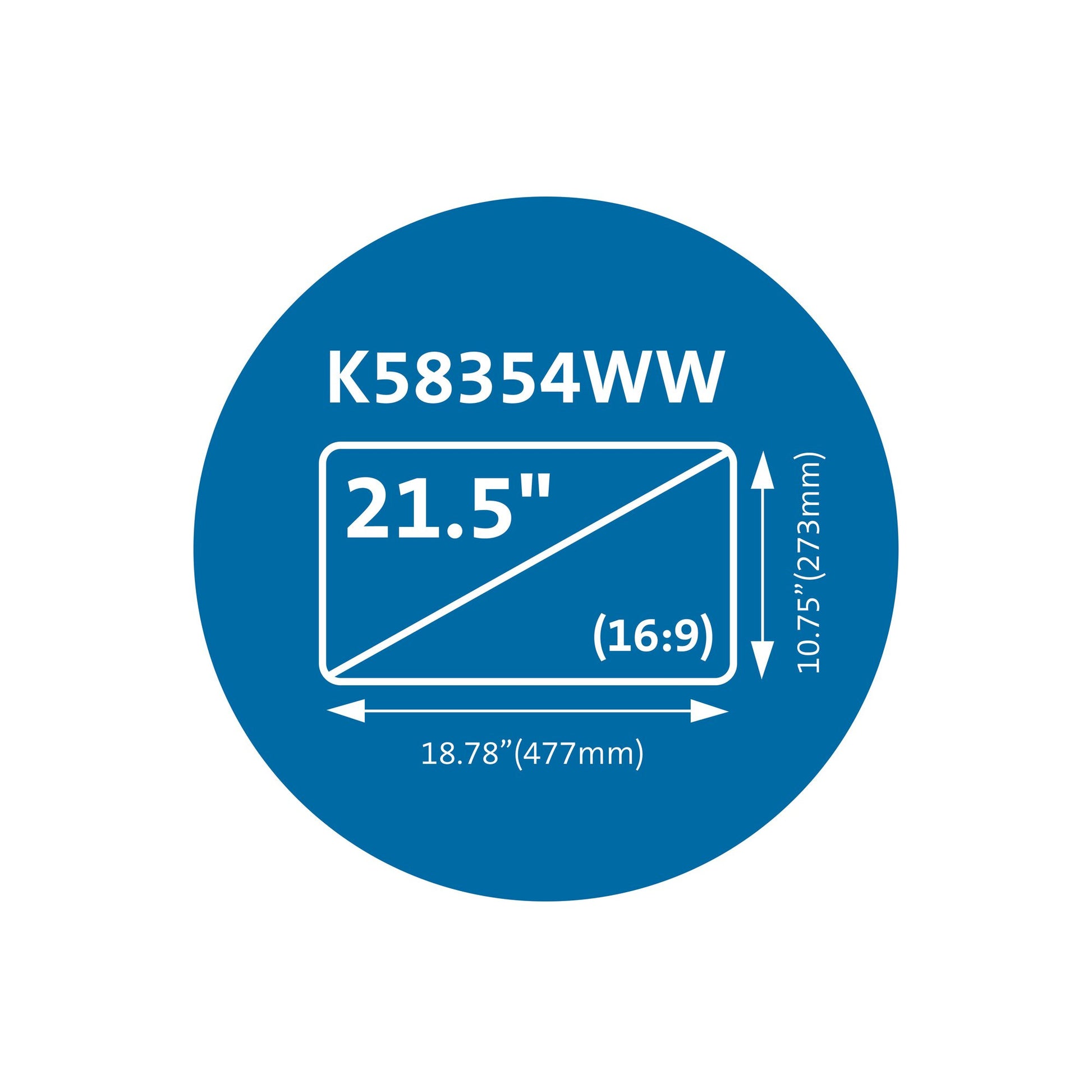Kensington Displayschutz für 21,5" Monitore