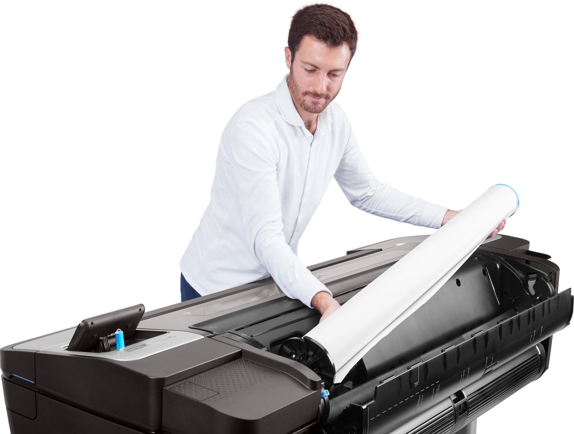 HP DesignJet T1700 dr – Grossformatdrucker 44", PostScript, Dual-Rolle