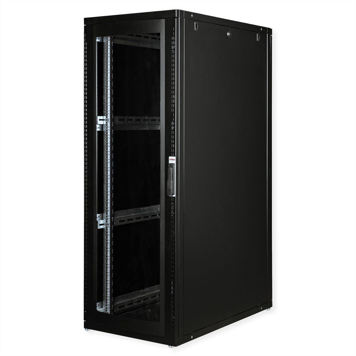 ROLINE Pro – 19" Netzwerkschrank 36U, IP20, abschliessbar, 600 × 1000 × 1705 mm, schwarz, Stahl