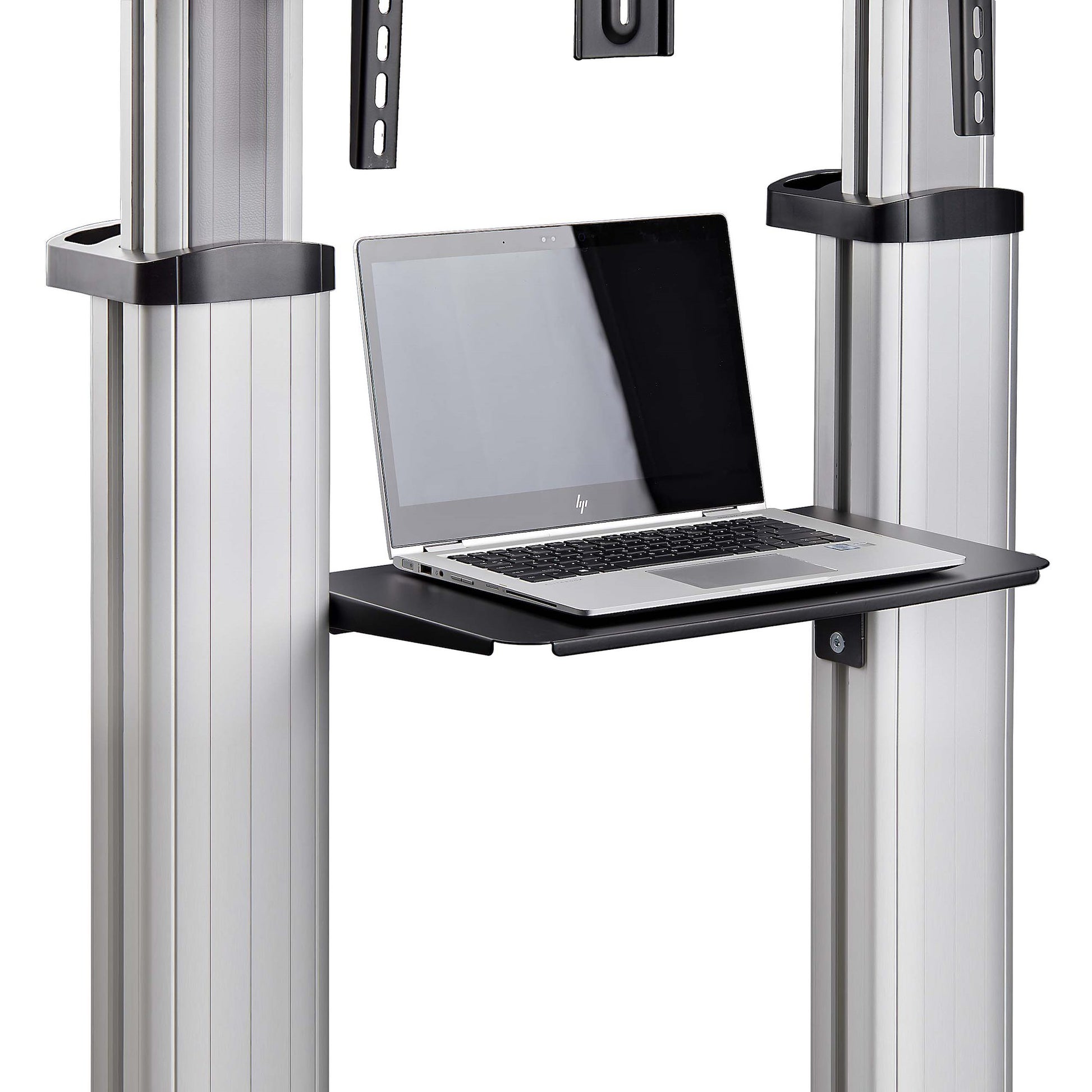 StarTech.com TV-Wagen – 60–100" – VESA 200×200–1000×600 – bis 100 kg, Höhenverstellbar, mit Rollen