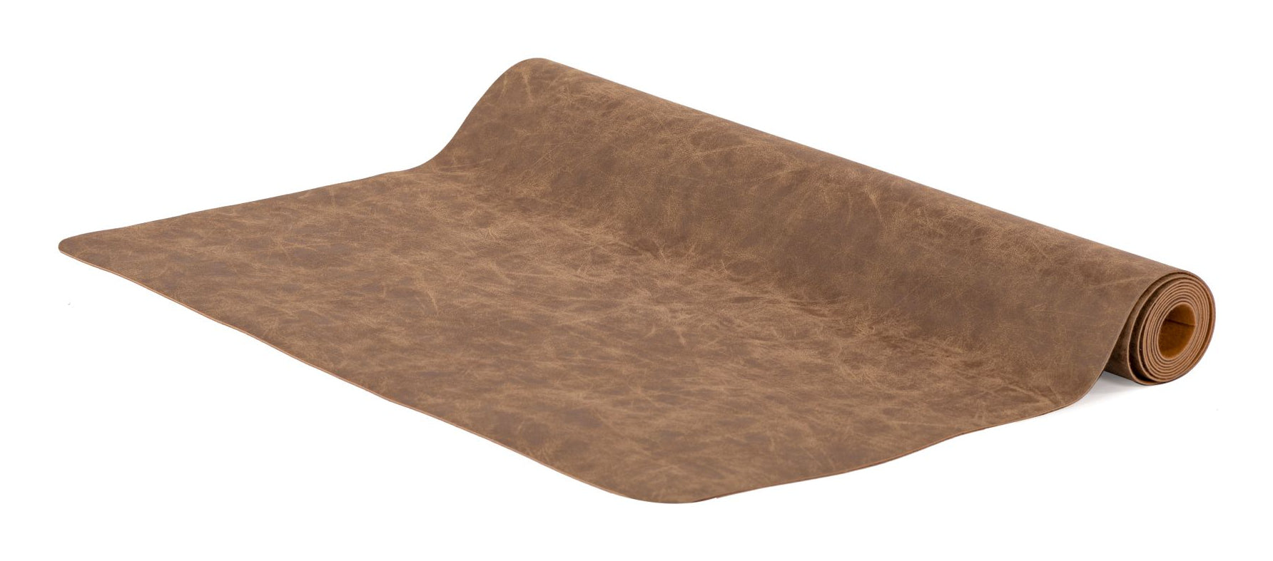 Tiseco Tischläufer – 45×145 cm, PVC/PU, Walnuss, TRUMAN
