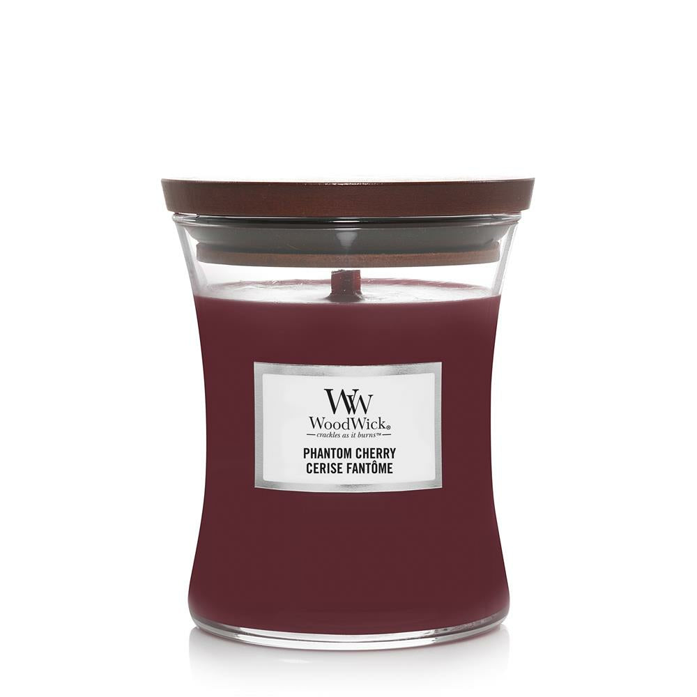 WoodWick Duftkerze – Kirsche – Ø 10 × 11 cm – ca. 65 h