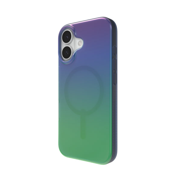 ZAGG Milan Snap Backcover – für Apple iPhone 17, MagSafe, Graphen, Blau/Grün, bis 4 m Sturzsicher