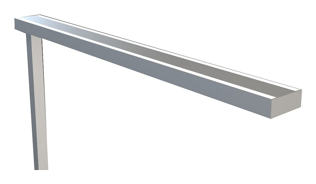 Unilux Stehleuchte STRATUS – 6581 lm, 4100 K, dimmbar, 195 cm – Silber
