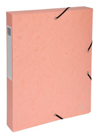 Exacompta Gummibandmappe Aquarel A4 – Karton, mehrfarbig, bis 200 Blatt, 5 Stk.