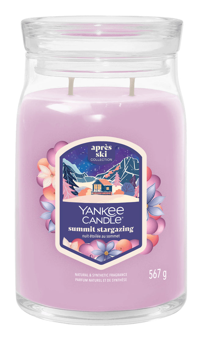 Yankee Candle Duftkerze Summit Stargazing, Violett, Ø 9,9 × 15 cm