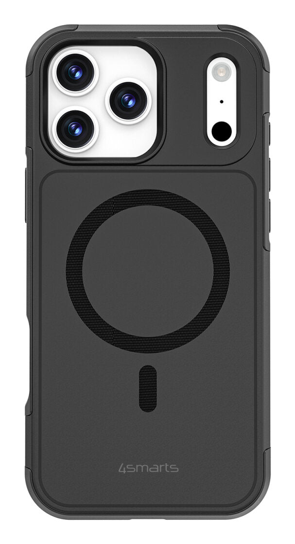 4smarts Backcover – für Apple iPhone 17 Pro Max – schwarz – TPU/PC – MagSafe-kompatibel