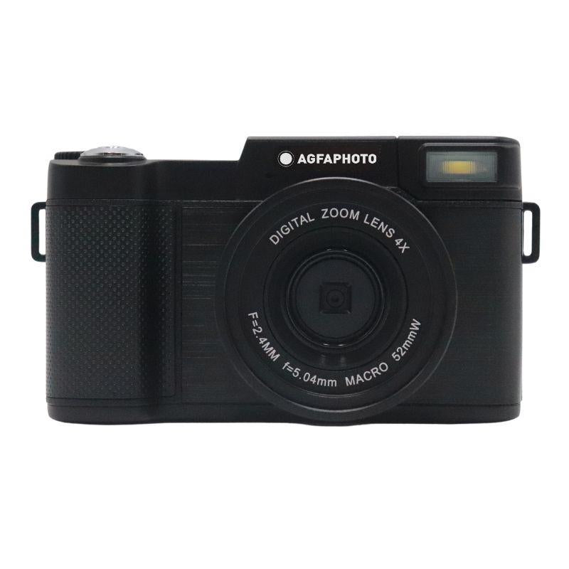 AgfaPhoto Realishot VLG-4K – Vlogging-Kamera, 4K, Klapp-Display, 3,0" Display, Schwarz