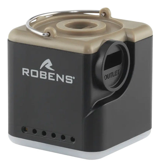 Robens Torrin 2in1 Akku-Luftpumpe – 2,4 Ah – 200 l/min, 0,65 bar – inkl. USB-Ladegerät